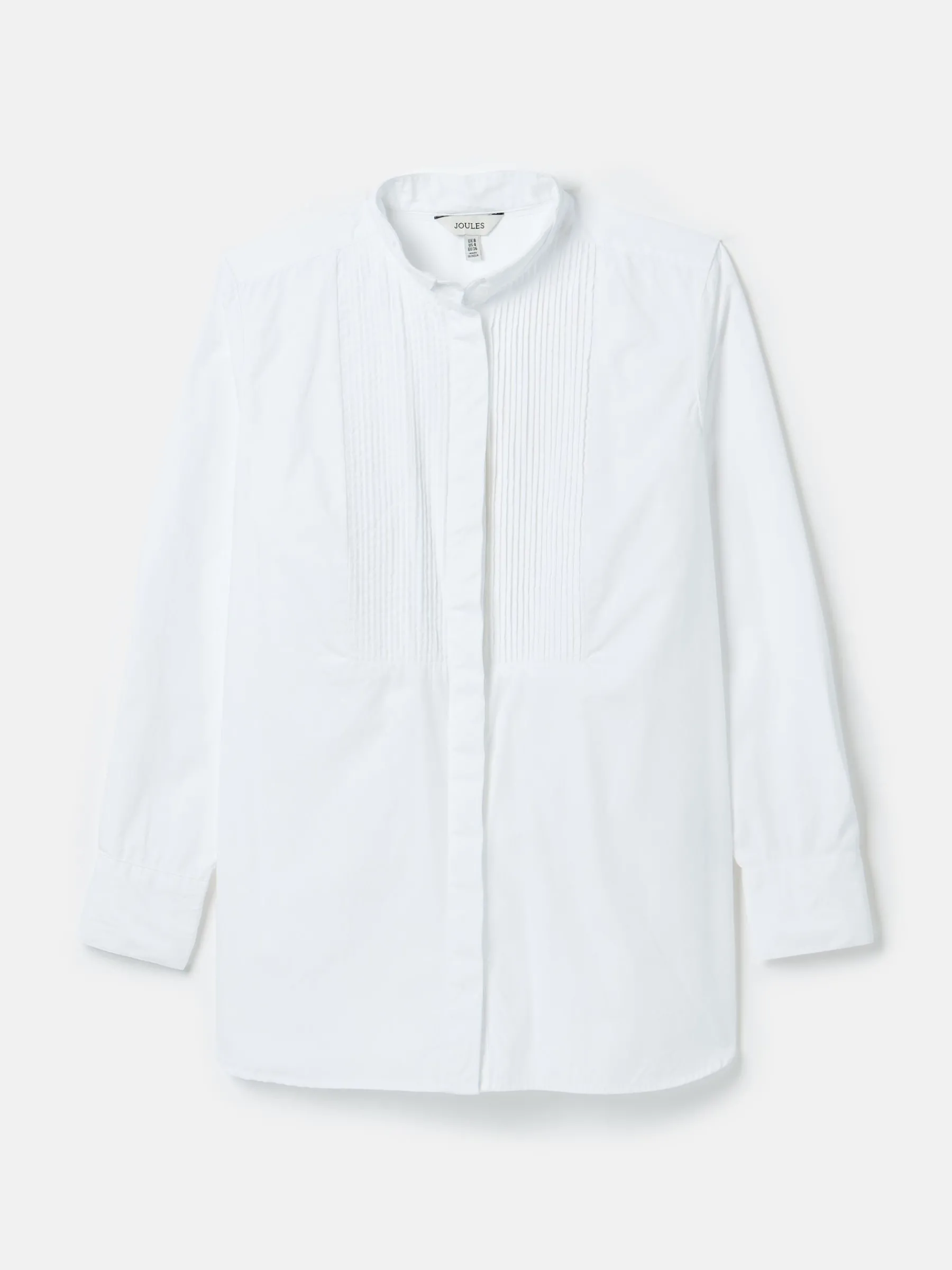 Adeline Pleated Tuxedo-Style Shirt<Joules New