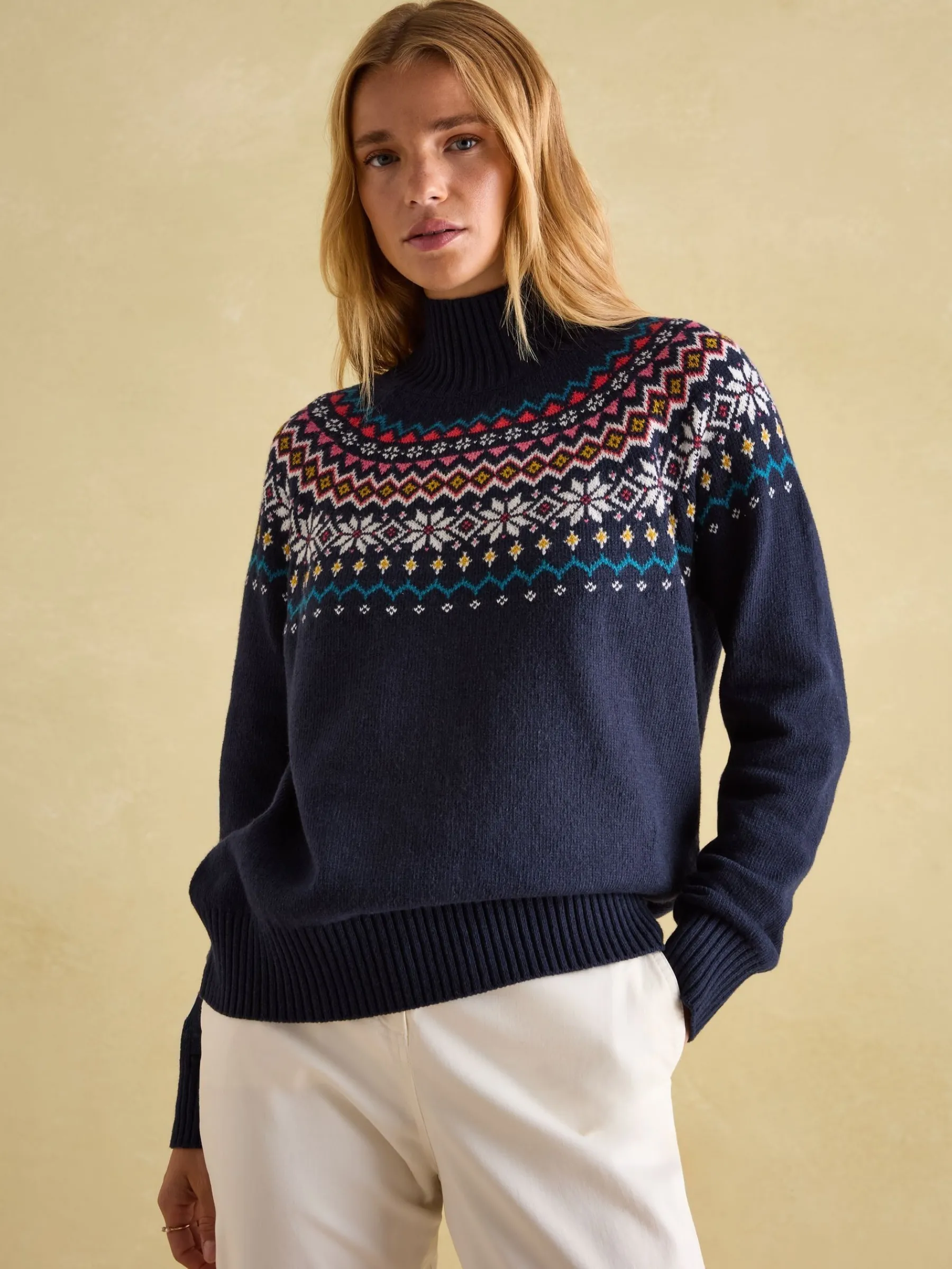 Alba Fair Isle Jumper<Joules