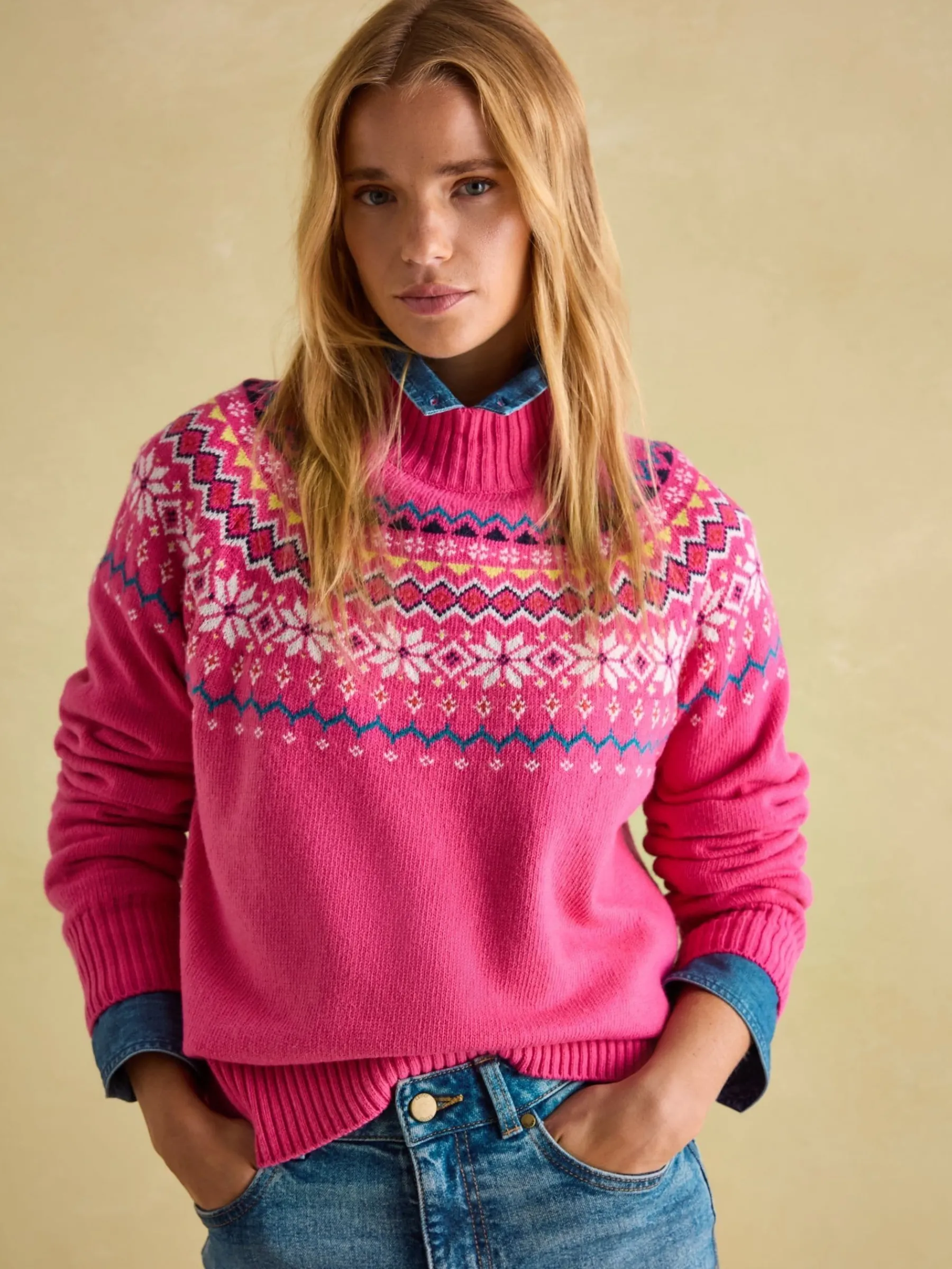 Alba Fair Isle Jumper<Joules Best