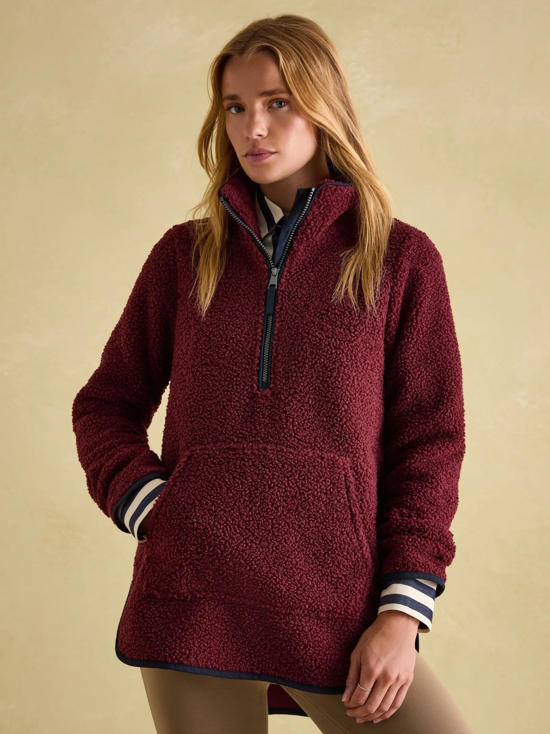 Aldeburgh Quarter Zip Fleece<Joules Sale