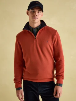Alistair Quarter Zip Cotton Sweatshirt<Joules Discount