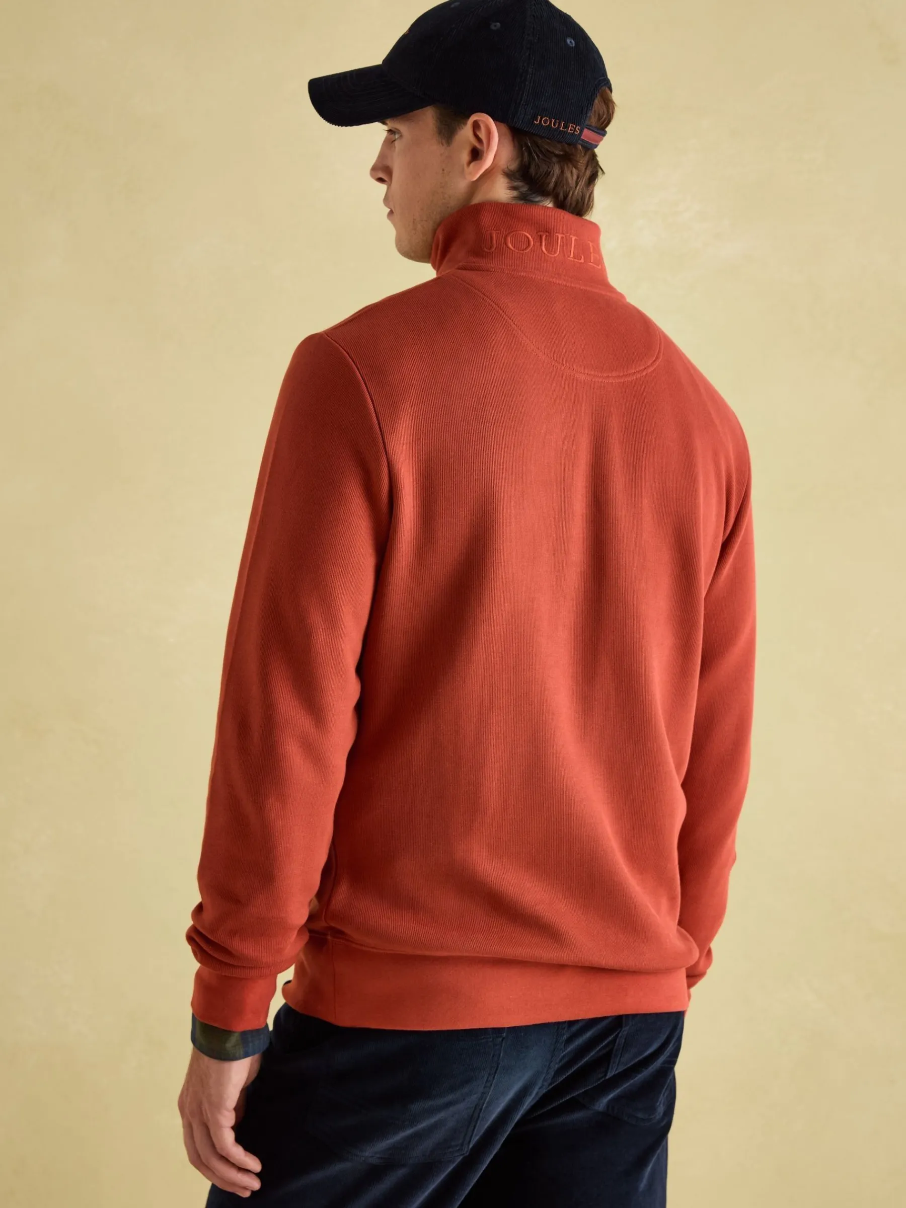 Alistair Quarter Zip Cotton Sweatshirt<Joules Discount