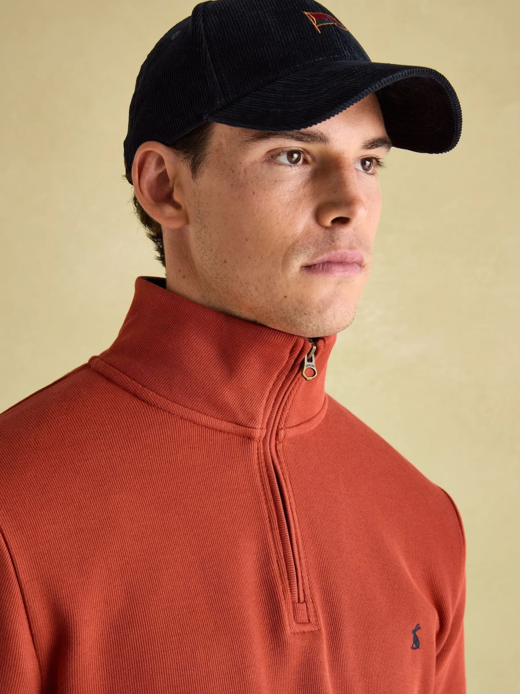 Alistair Quarter Zip Cotton Sweatshirt<Joules Discount