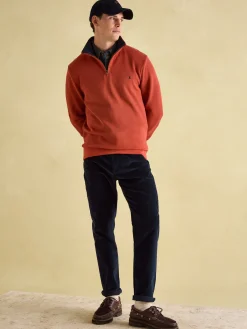 Alistair Quarter Zip Cotton Sweatshirt<Joules Discount