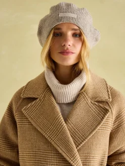 Amberley Tan Brown Longline Wool Blend Coat with Belt<Joules Hot