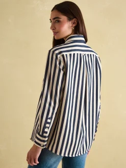 Amilla Navy & Cream Stripe Shirt<Joules New