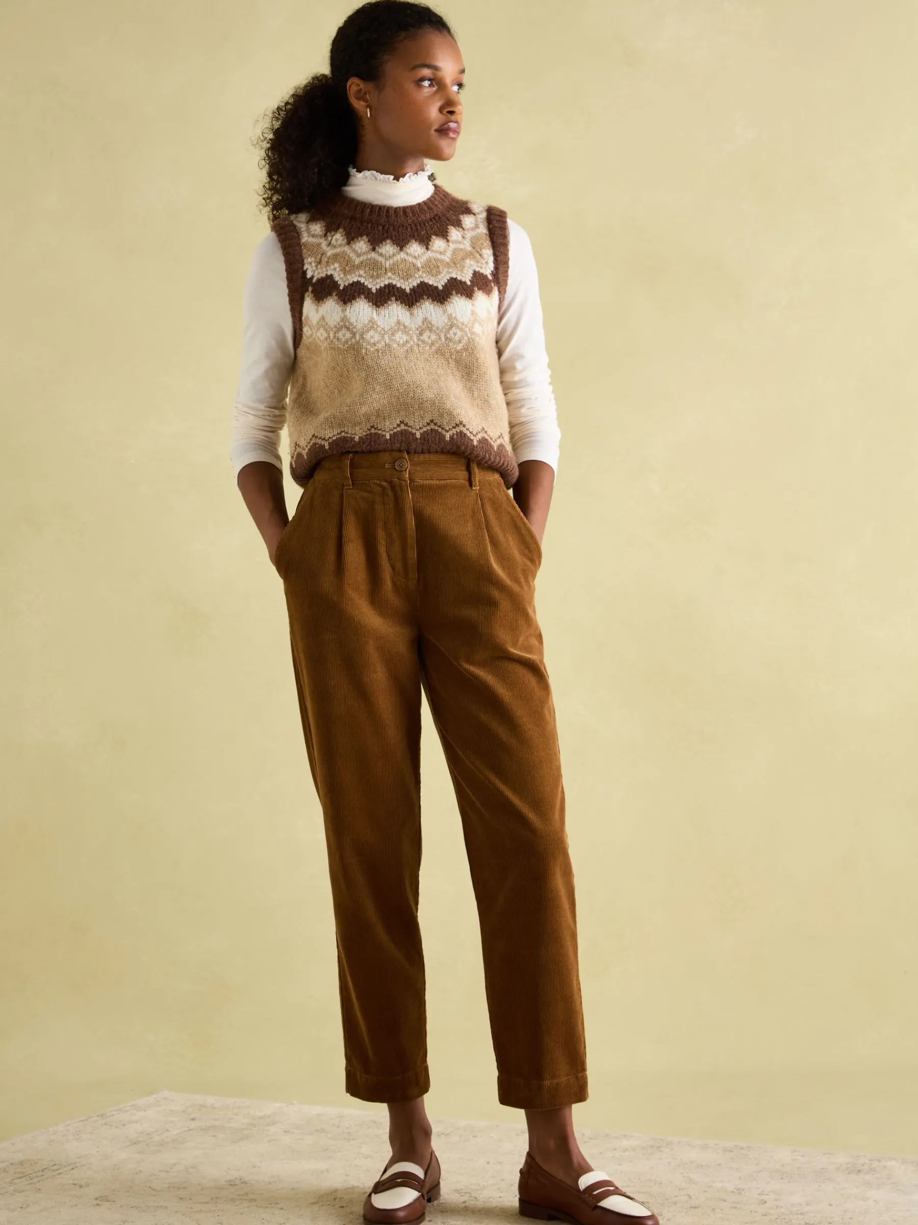 Amy Long Sleeve High Neck Jersey Top<Joules Hot