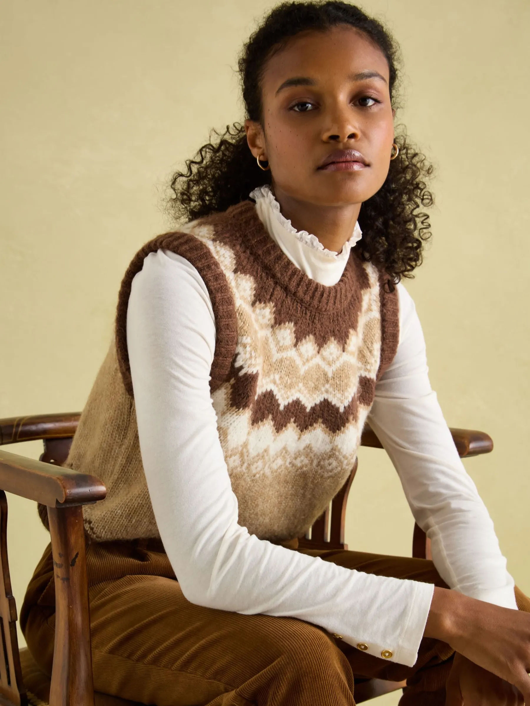 Amy Long Sleeve High Neck Jersey Top<Joules Hot