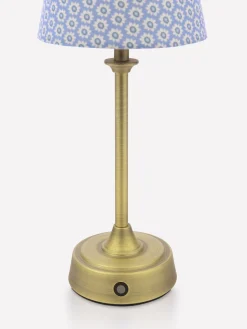 Apsley Blue Print Rechargable LED Lamp<Joules Hot