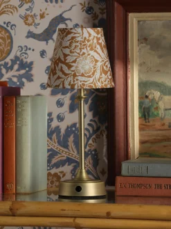 Apsley Gold Print Rechargable LED Lamp<Joules New