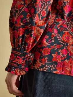 Auretta Frill Neck Blouse<Joules Clearance