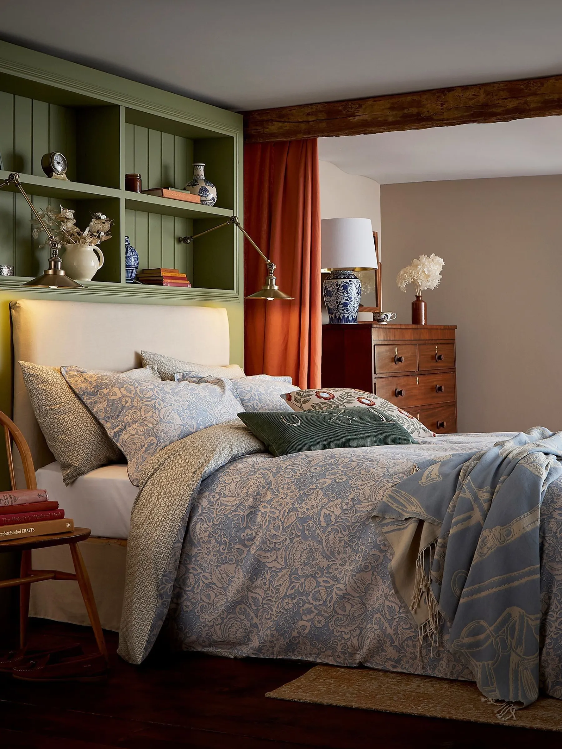 Balmoral Floral 100% Cotton Bedding Set<Joules