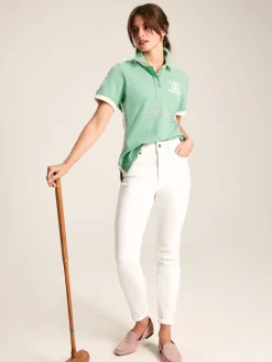 Beaufort Short Sleeve Cotton Polo Shirt<Joules New