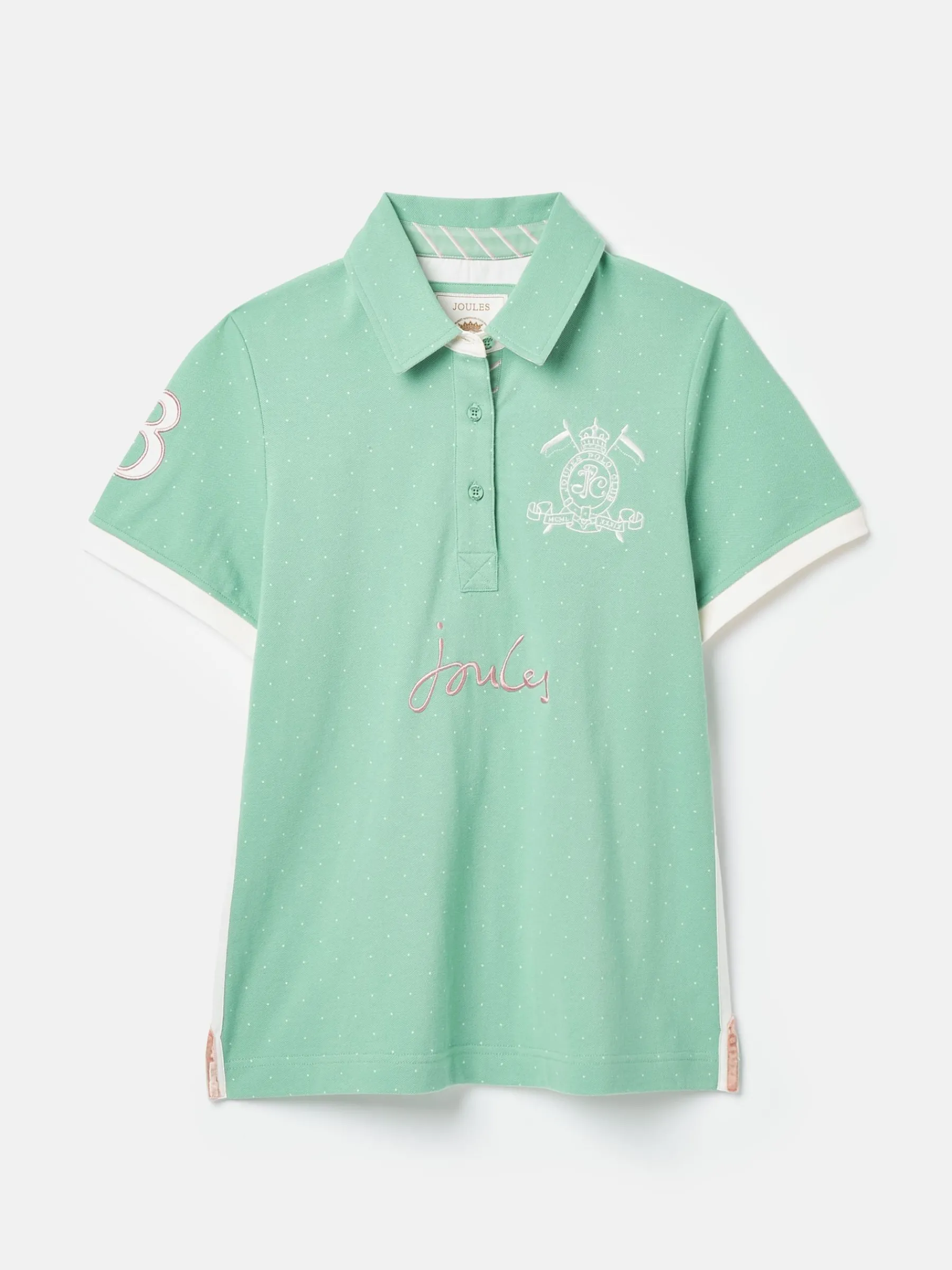 Beaufort Short Sleeve Cotton Polo Shirt<Joules New