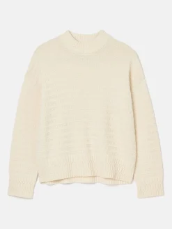Bernie Crew Neck Textured Jumper Contains Merino Wool<Joules Best