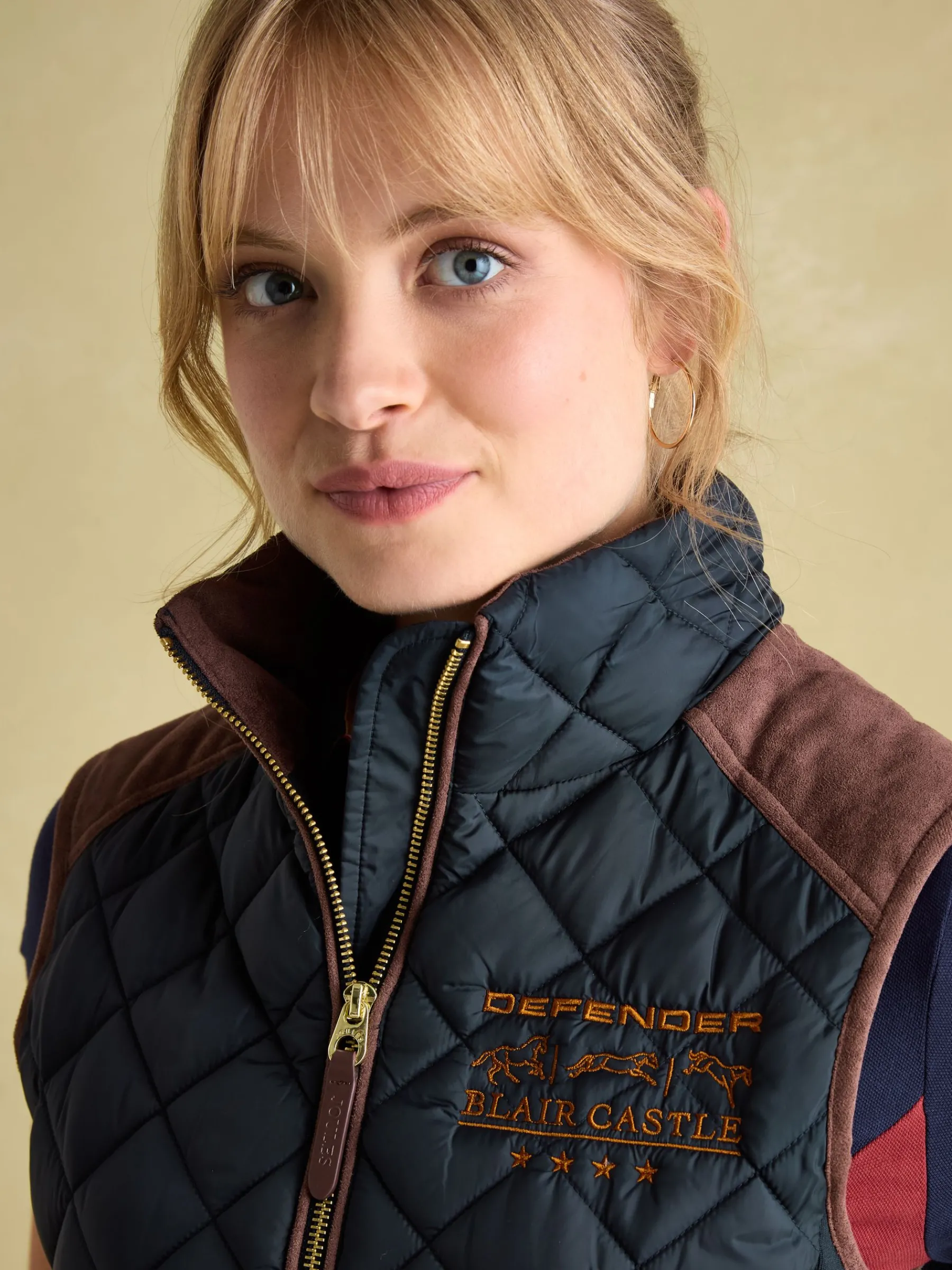 Blair Braemar Diamond Quilted Gilet<Joules Sale