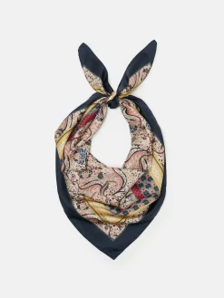 Bloomfield Square Silk Scarf<Joules