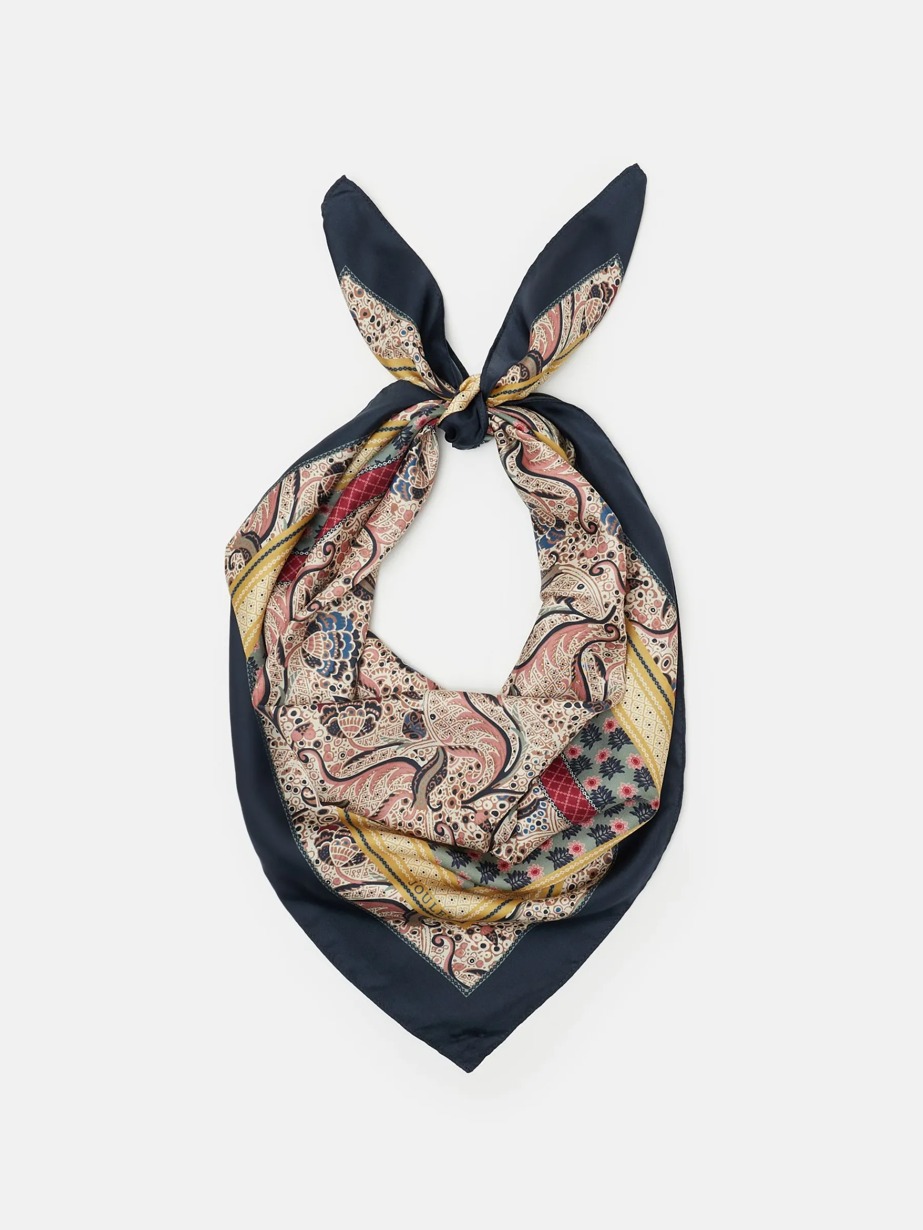 Bloomfield Square Silk Scarf<Joules