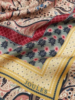Bloomfield Square Silk Scarf<Joules