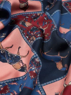 Bloomfield Square Silk Scarf<Joules Sale