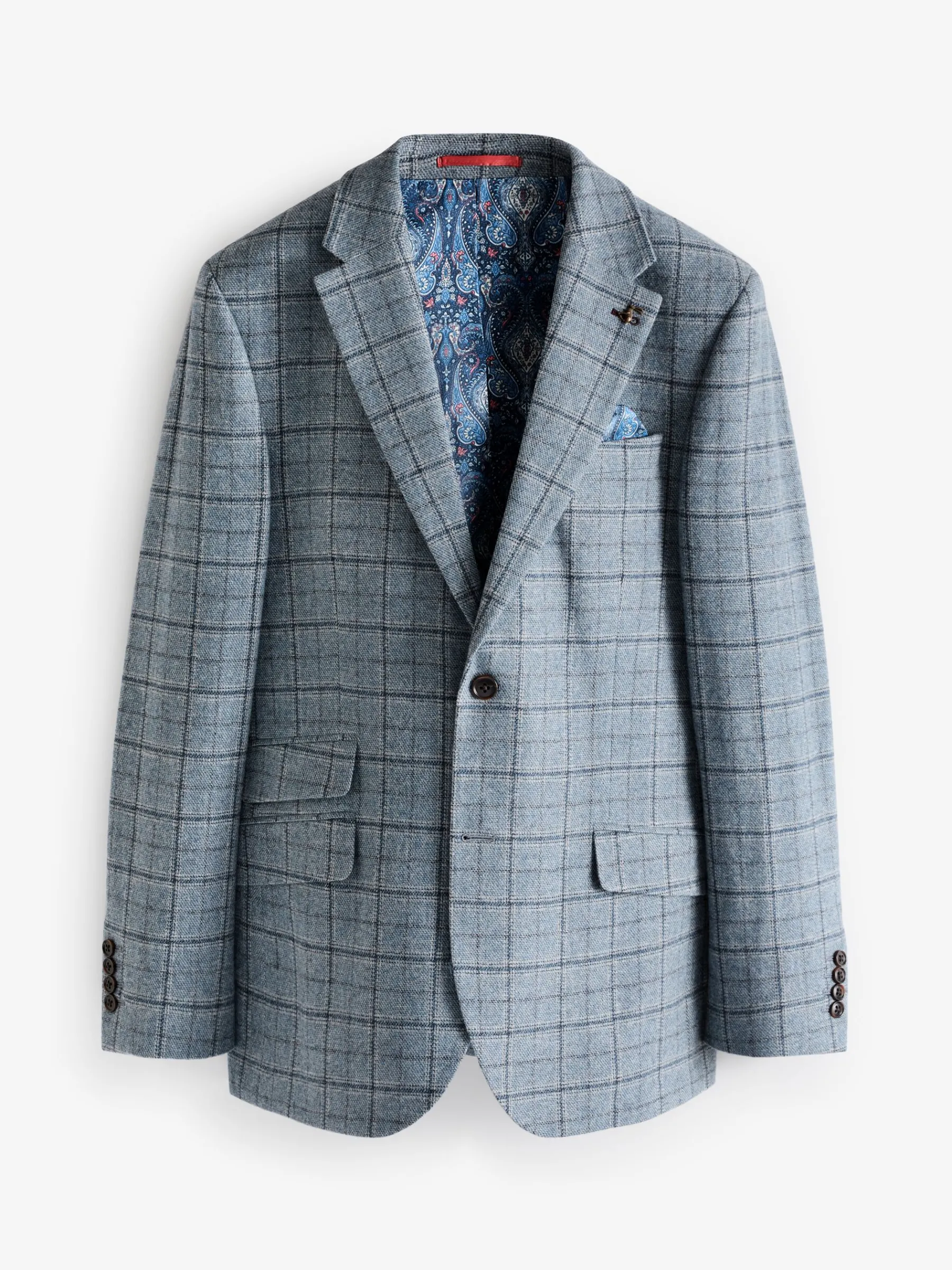Check Slim Fit Suit Blazer<Joules Hot