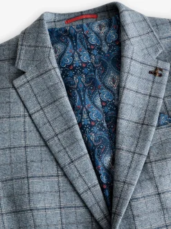 Check Slim Fit Suit Blazer<Joules Hot