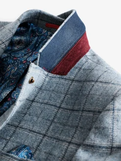 Check Slim Fit Suit Blazer<Joules Hot