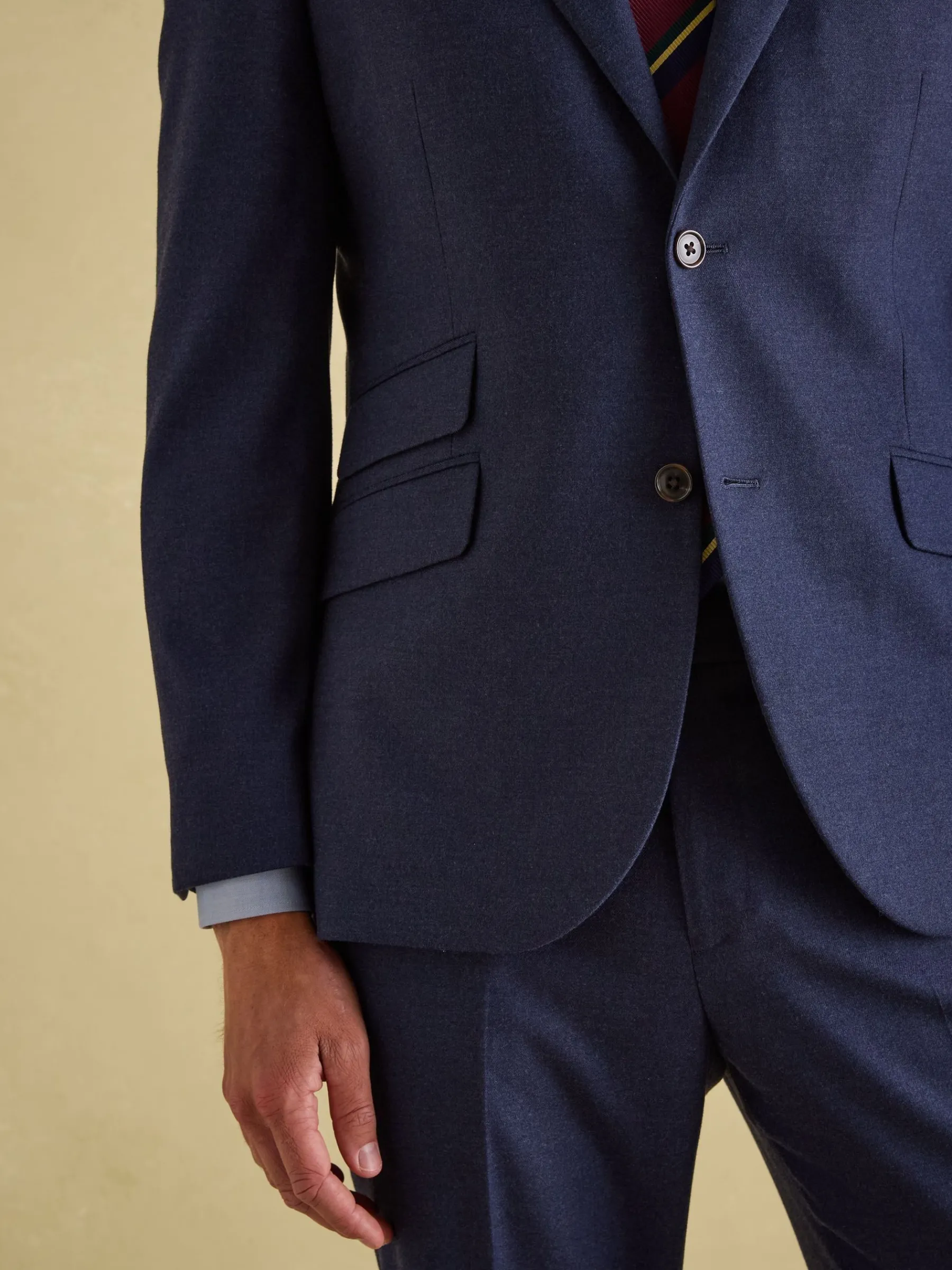 Slim Fit Flannel Suit Jacket<Joules Discount