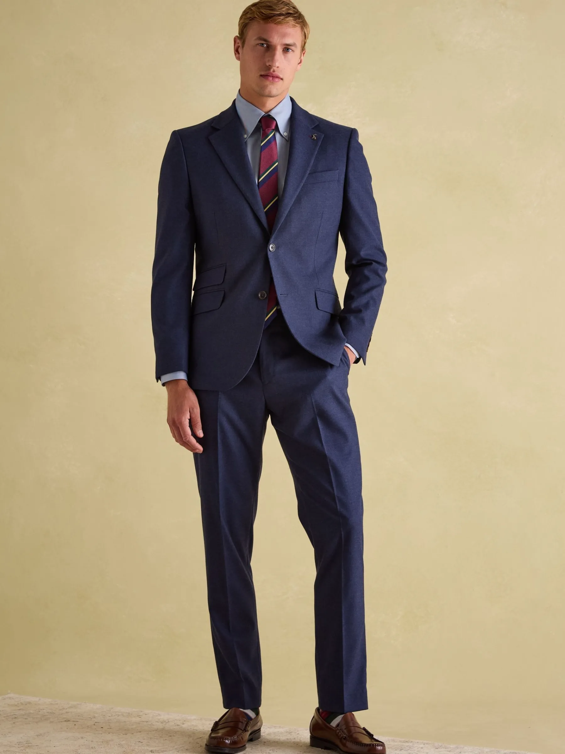 Slim Fit Flannel Suit Jacket<Joules Discount