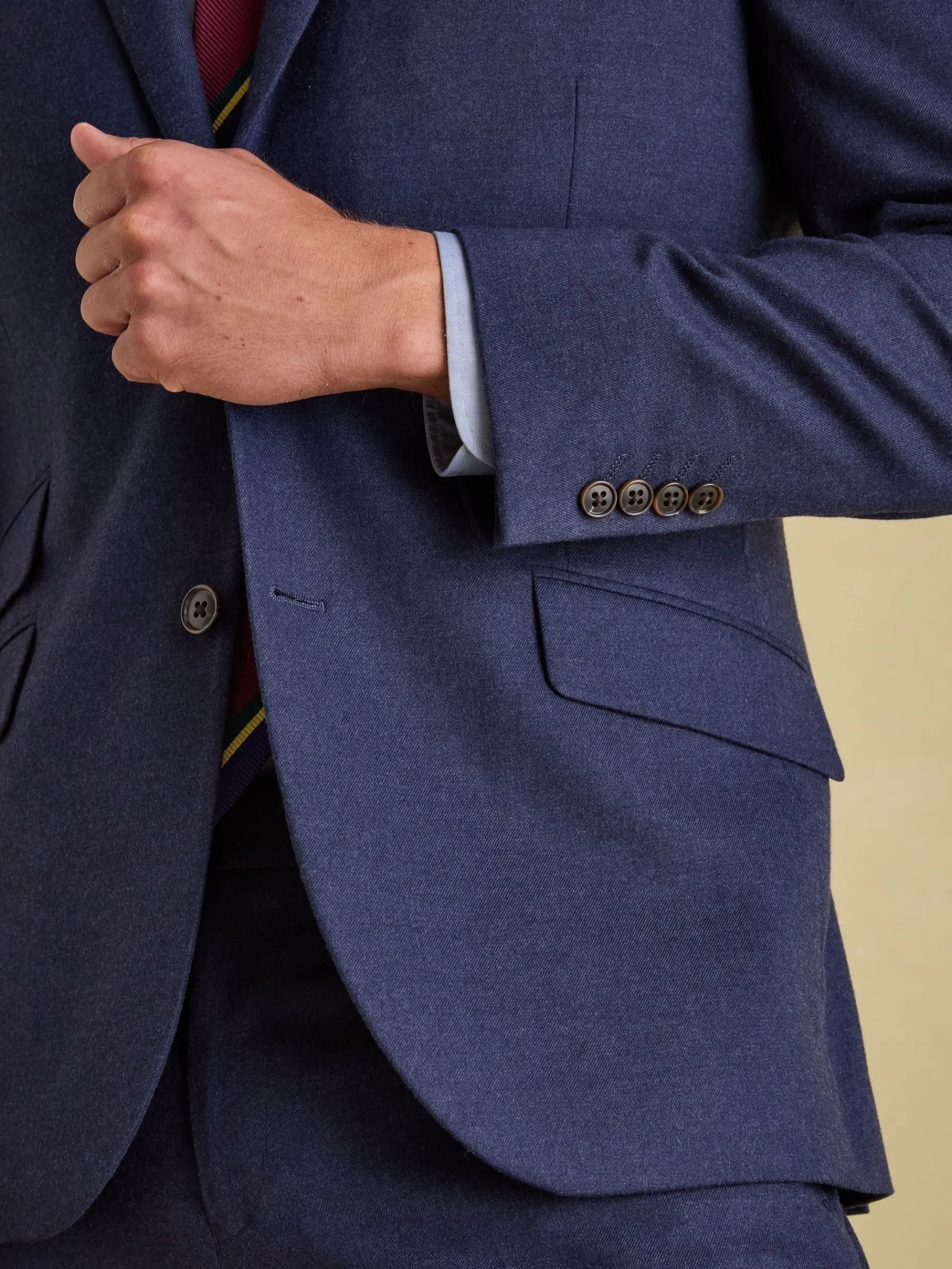 Slim Fit Flannel Suit Jacket<Joules Discount