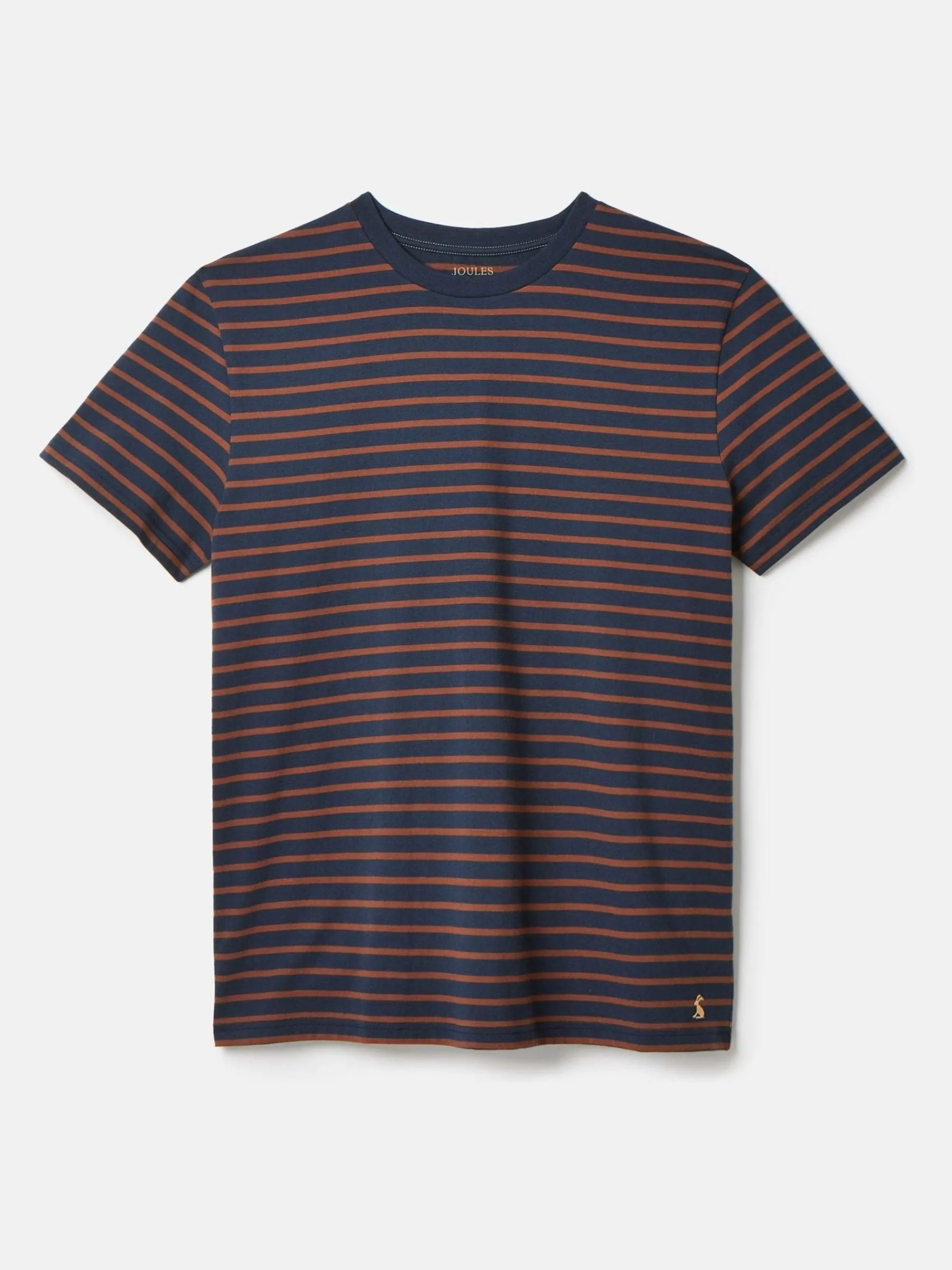 Boathouse Brown & Navy Jersey Crew Neck T-Shirt<Joules New