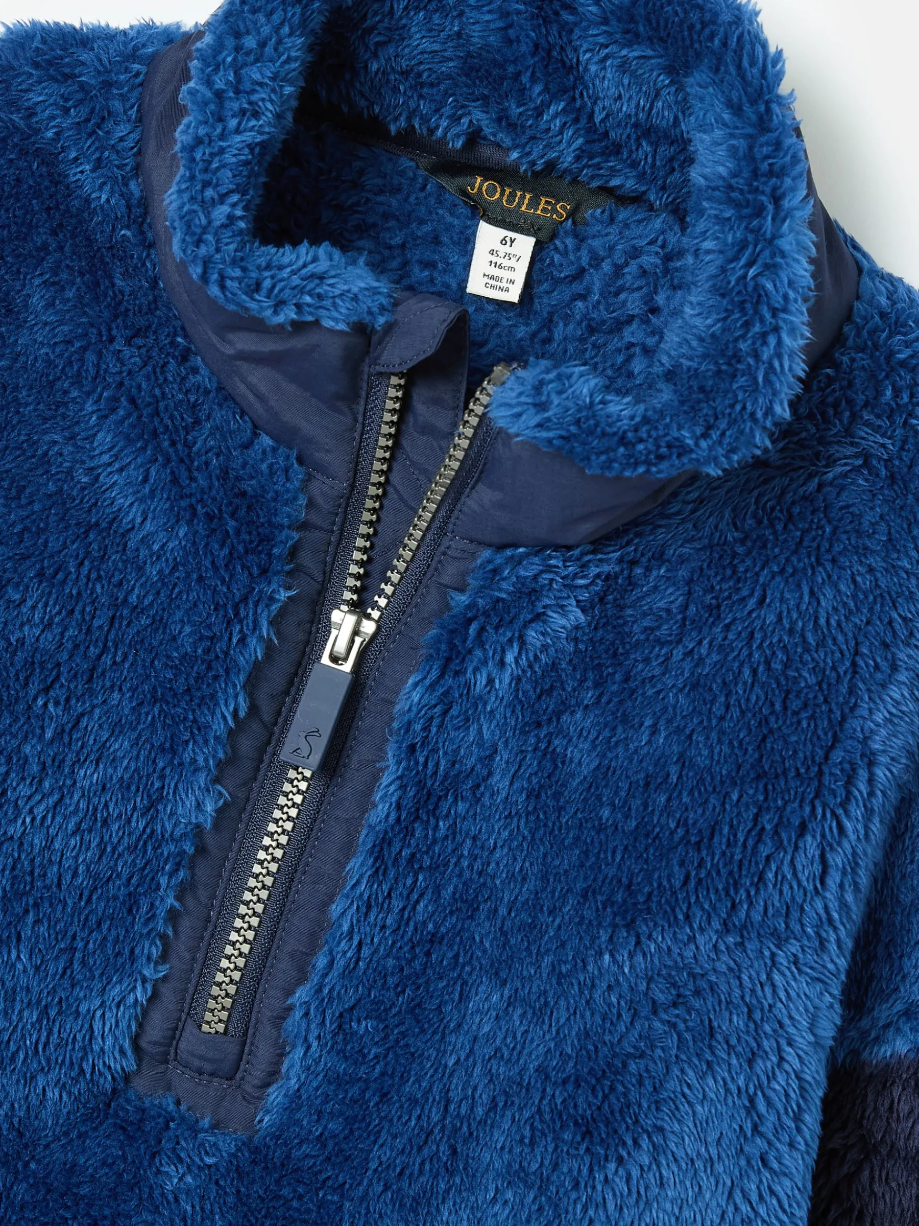Boys' Always Cosy Half Zip Borg Fleece<Joules Best