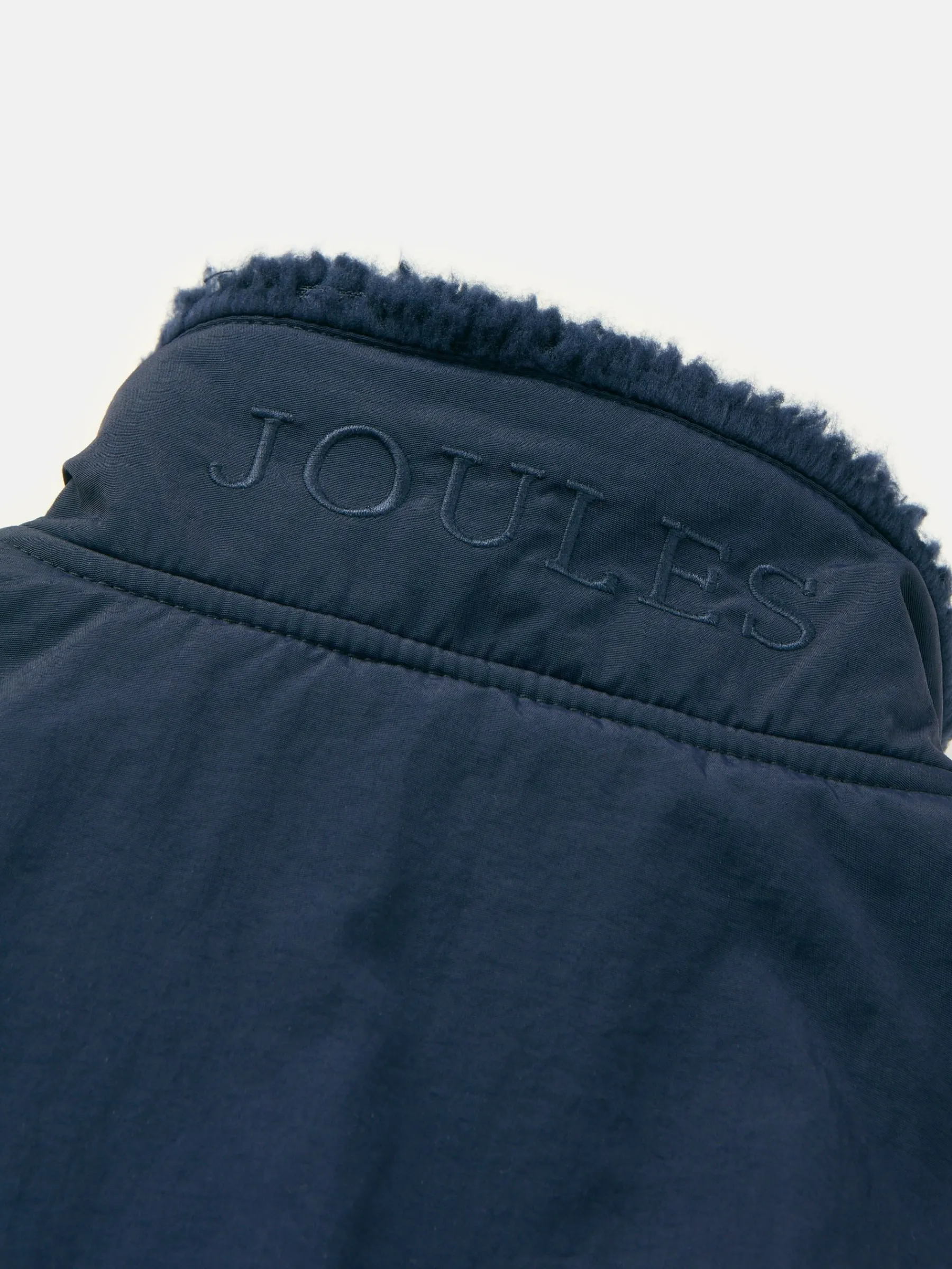 Boys' Billy Navy Blue Half Zip Borg Fleece<Joules Online