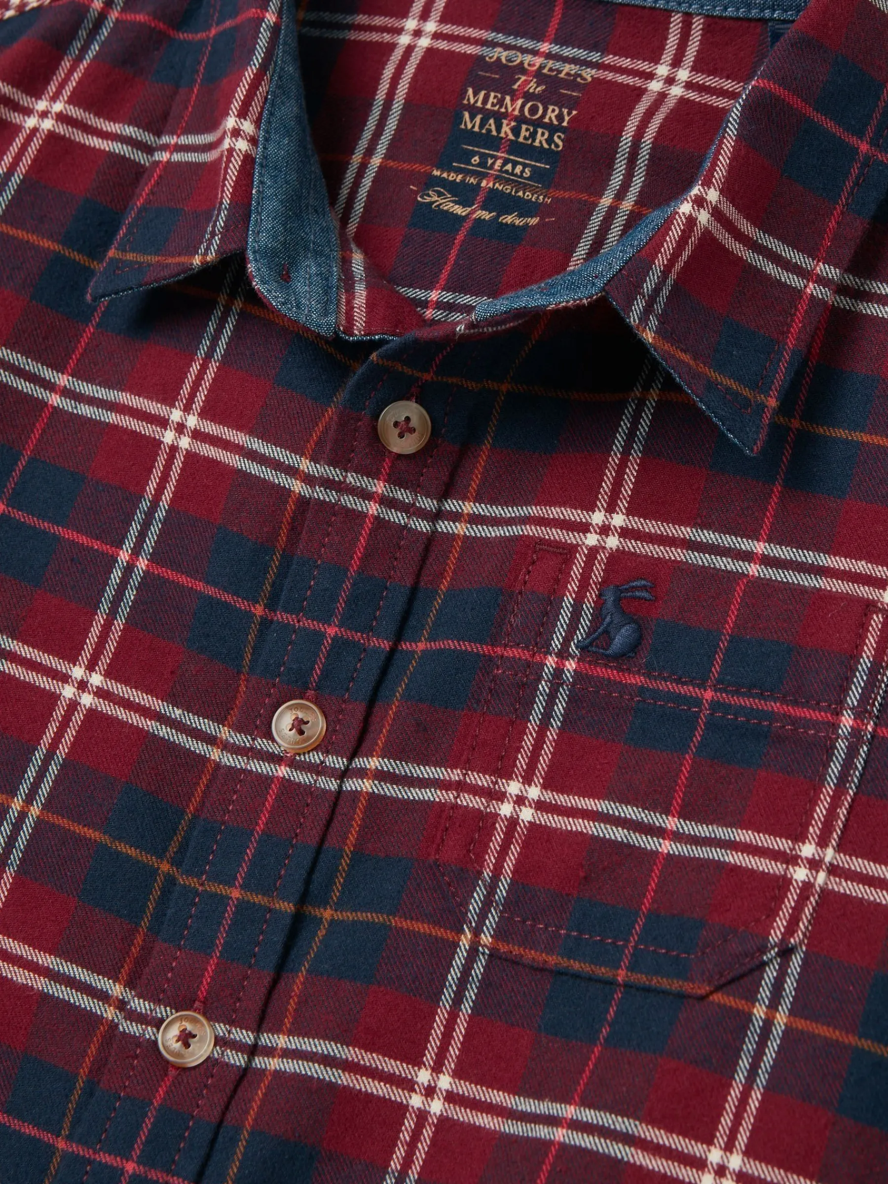 Boys' Buchanan Checked Shirt<Joules Hot