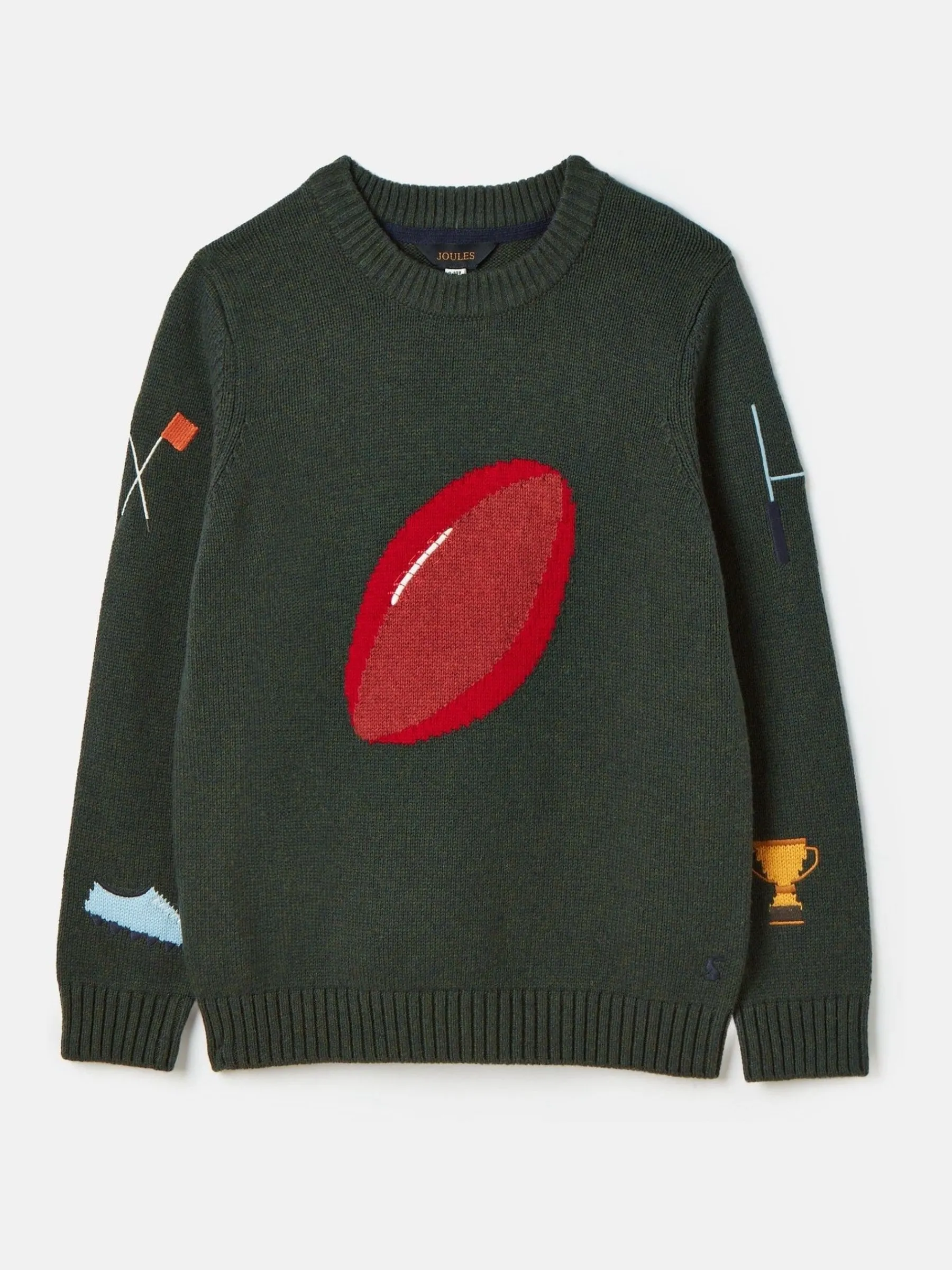 Boys' Burton Intarsia Knitted Jumper<Joules Sale