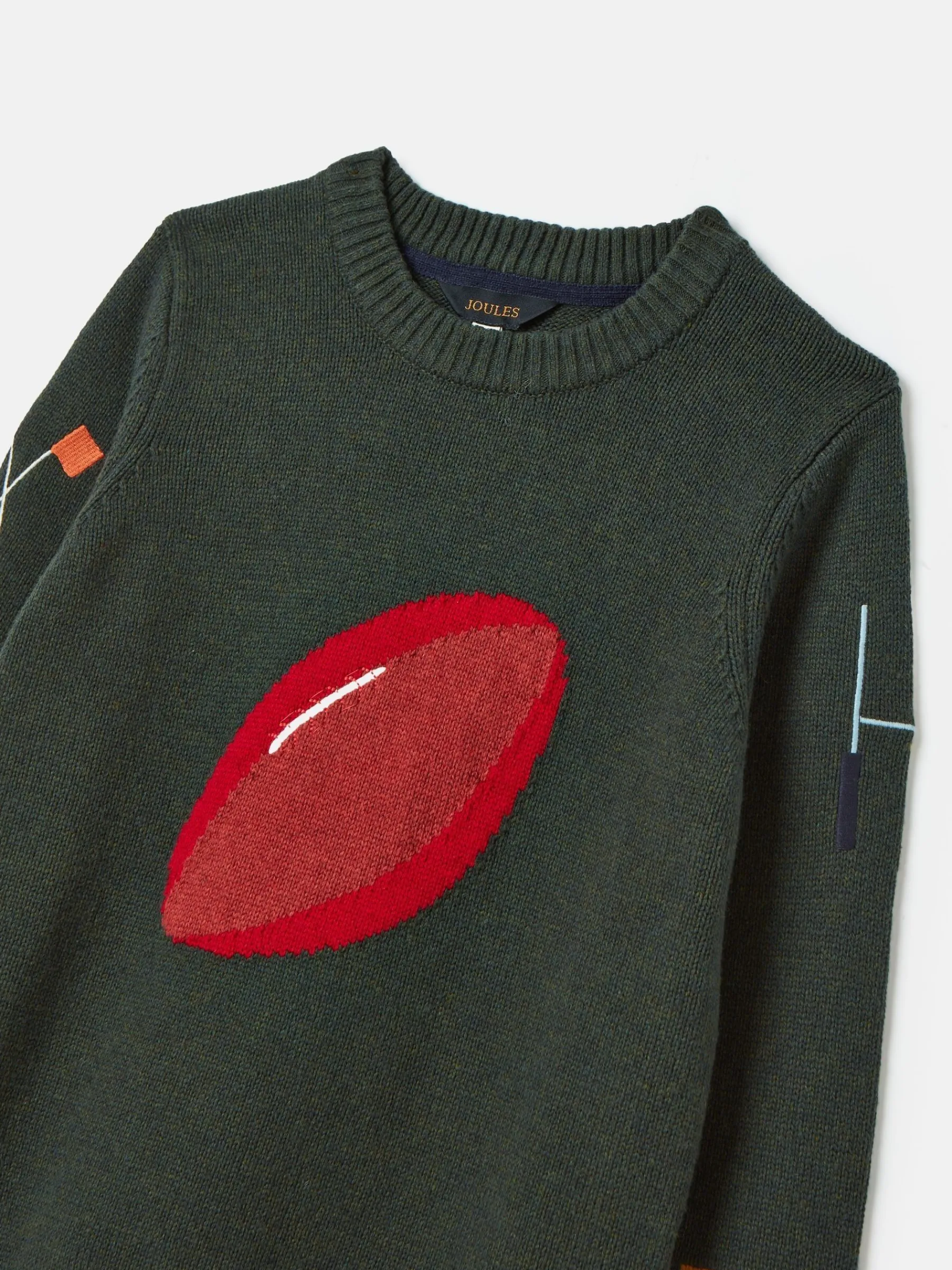 Boys' Burton Intarsia Knitted Jumper<Joules Sale
