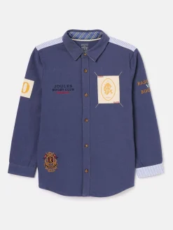 Boys' Emmett Embroidered and Embellished Shirt<Joules Clearance