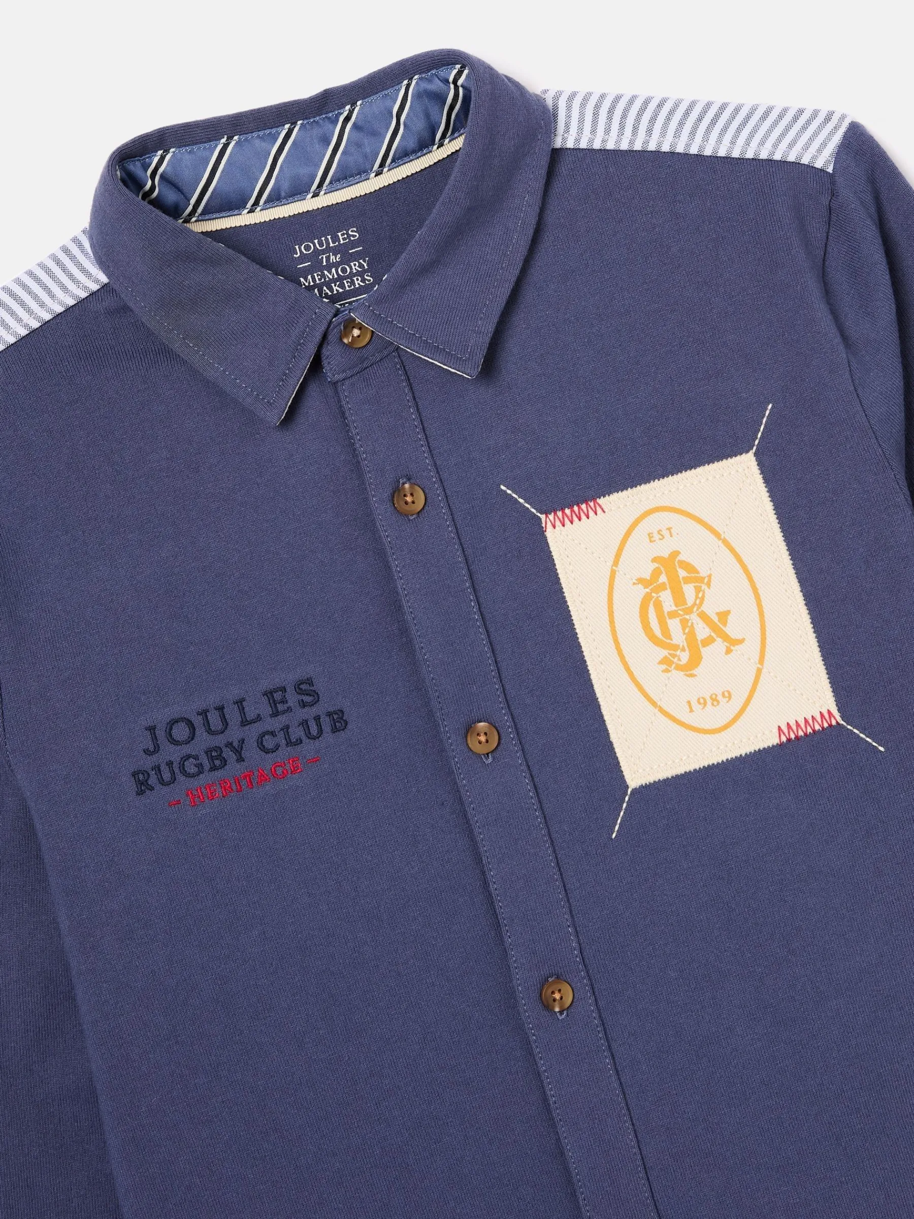 Boys' Emmett Embroidered and Embellished Shirt<Joules Clearance