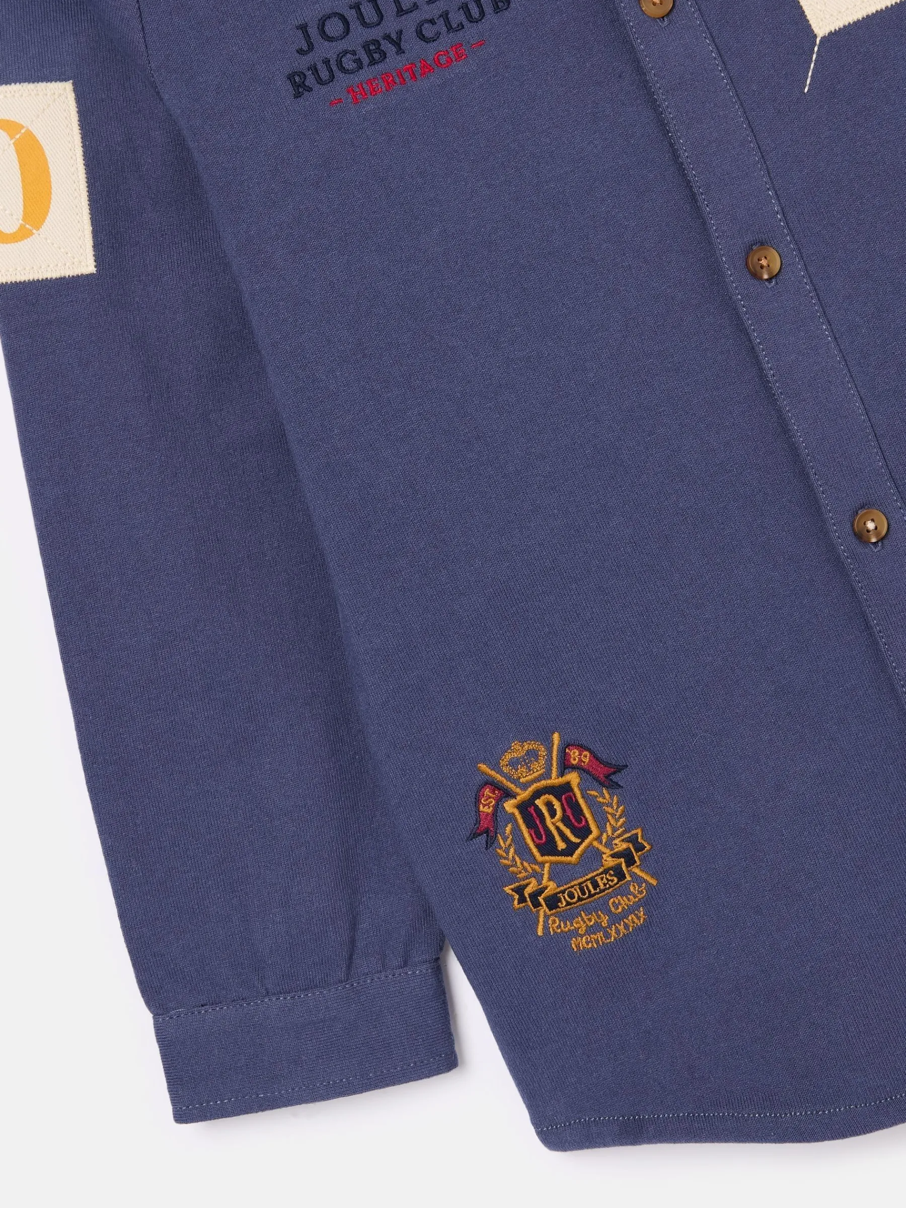 Boys' Emmett Embroidered and Embellished Shirt<Joules Clearance