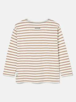 Boys' Jack Cream & Natural Stripe Artwork Top<Joules Clearance