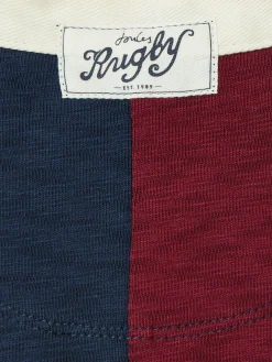 Boys' Kick Off Grandad Collar Rugby Shirt<Joules Sale