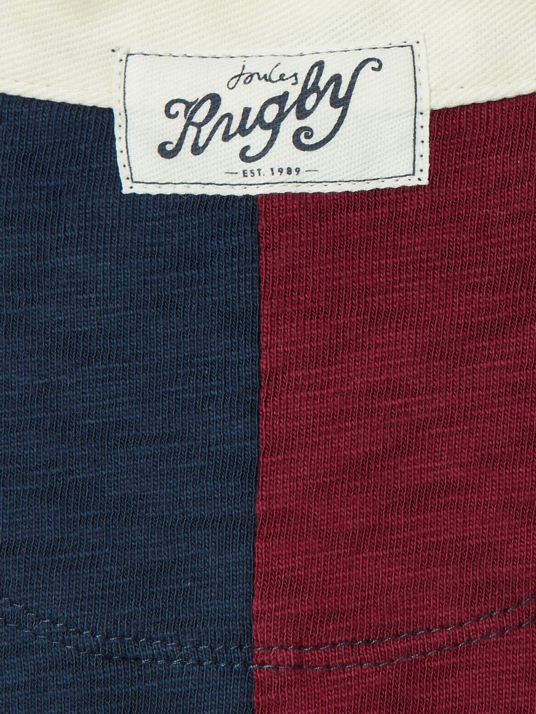 Boys' Kick Off Grandad Collar Rugby Shirt<Joules Sale