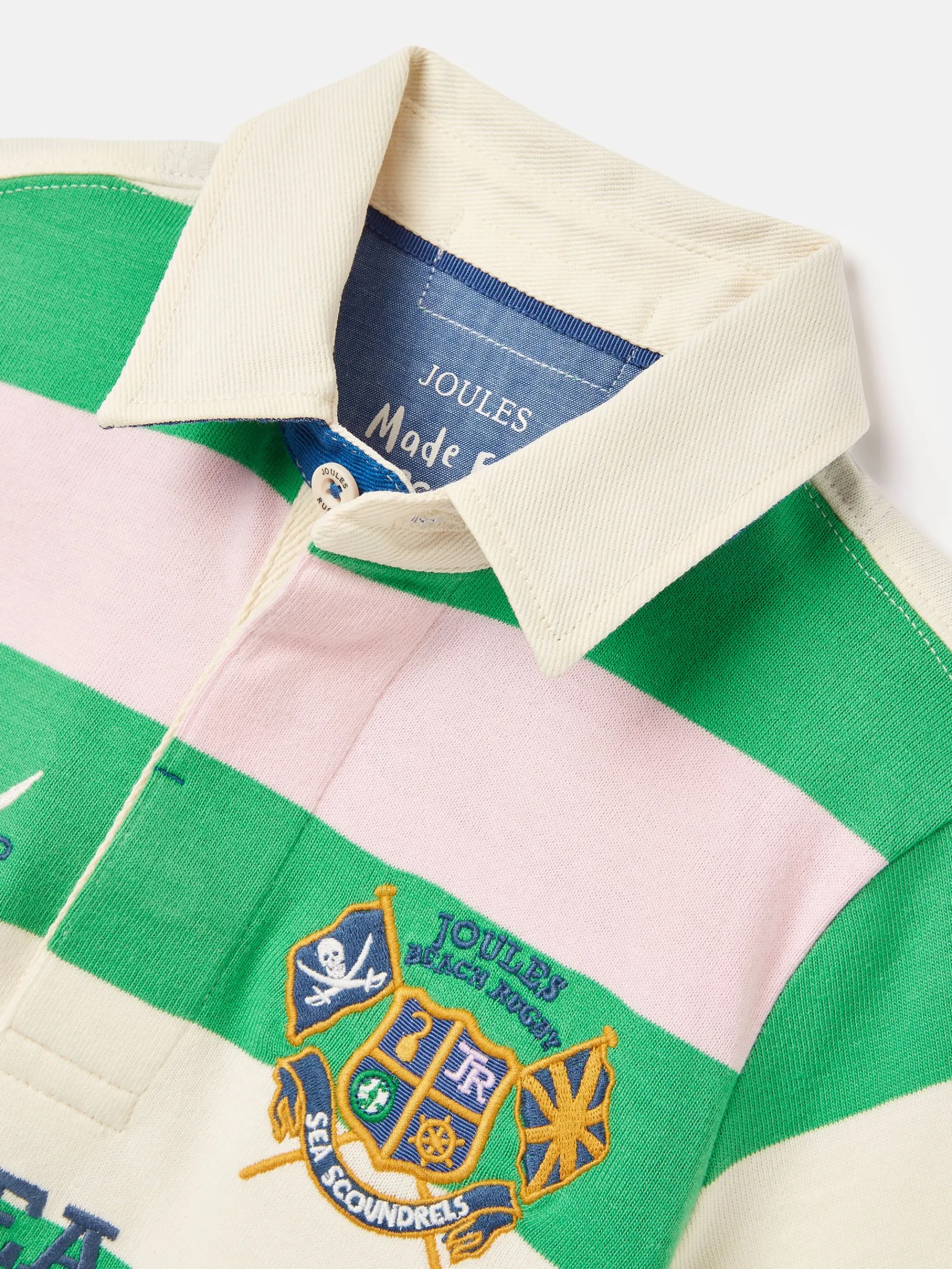 Boys' Tournament Rugby Jersey Polo Shirt<Joules