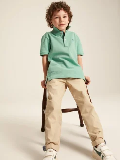 Boys' Woody Pique Cotton Polo Shirt<Joules Outlet