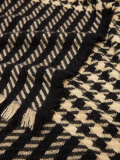 Bracewell Black & Brown Blanket Scarf<Joules Best