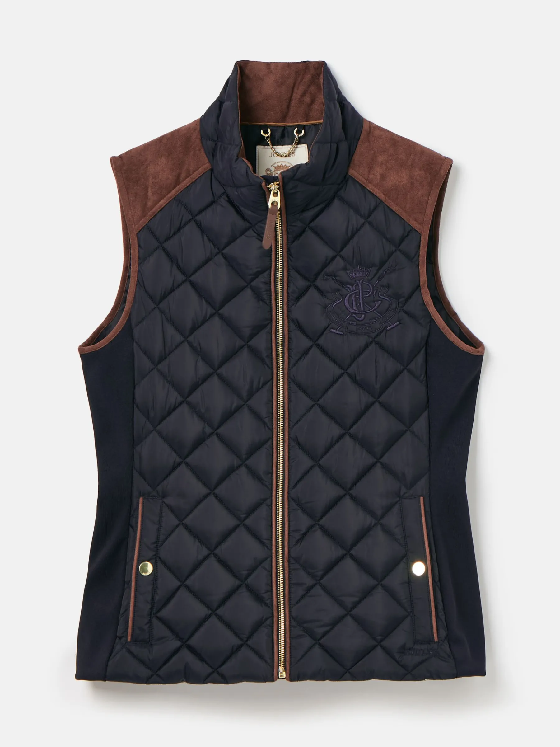 Braemar Luxe Showerproof Diamond Quilted Gilet<Joules Clearance