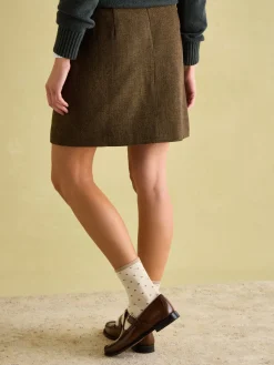 Bramble Tweed Skirt<Joules Hot