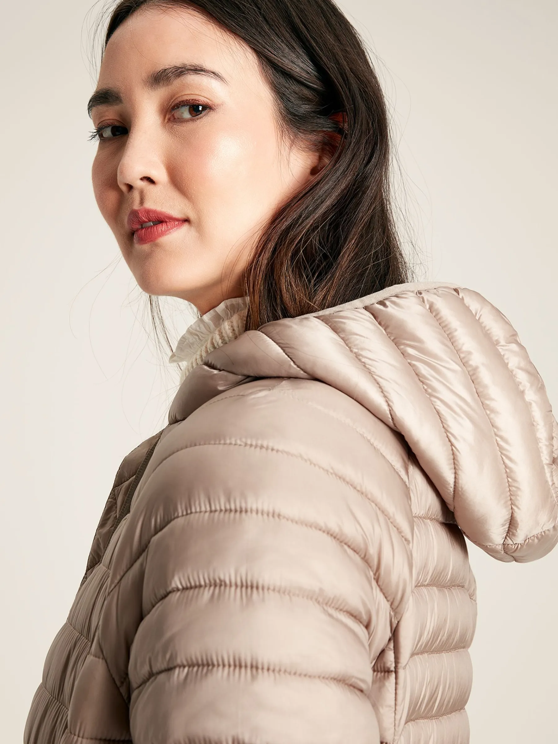 Bramley Showerproof Long Packable Padded Coat<Joules Best