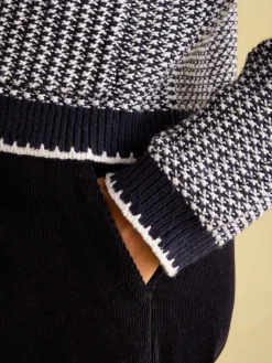 Bridget Button Through Textured Cardigan<Joules Outlet