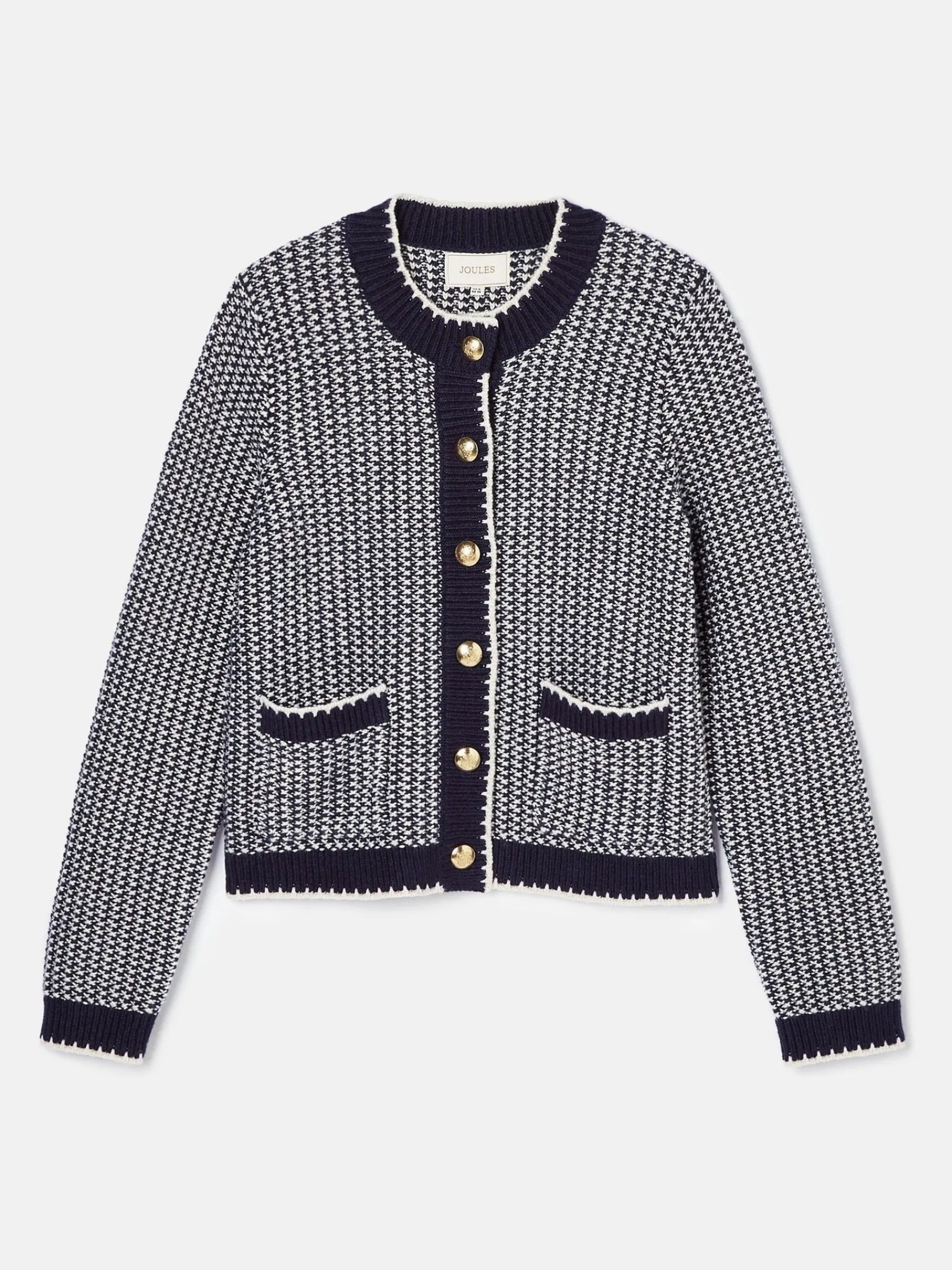Bridget Button Through Textured Cardigan<Joules Outlet